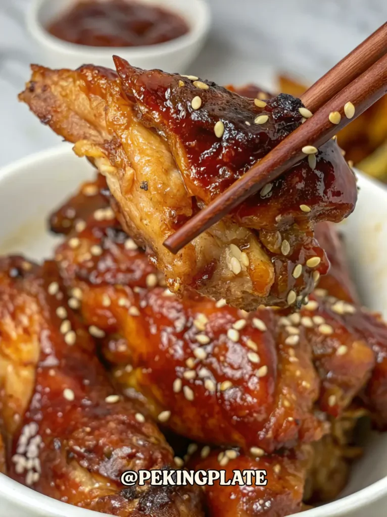 A piece of Chinese Air Fryer Chicken Recipe